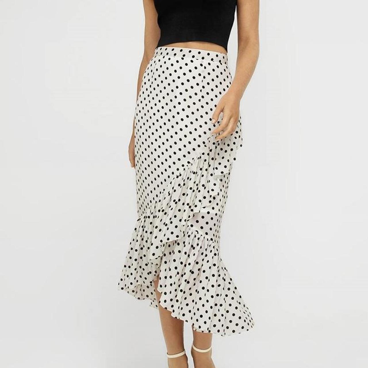 Polka dot skirt sheike best sale