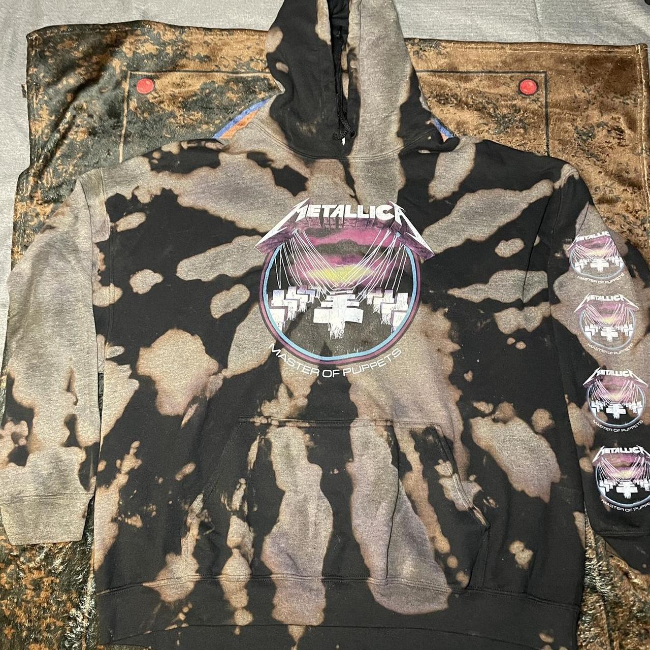 Metallica bleached hoodie hotsell