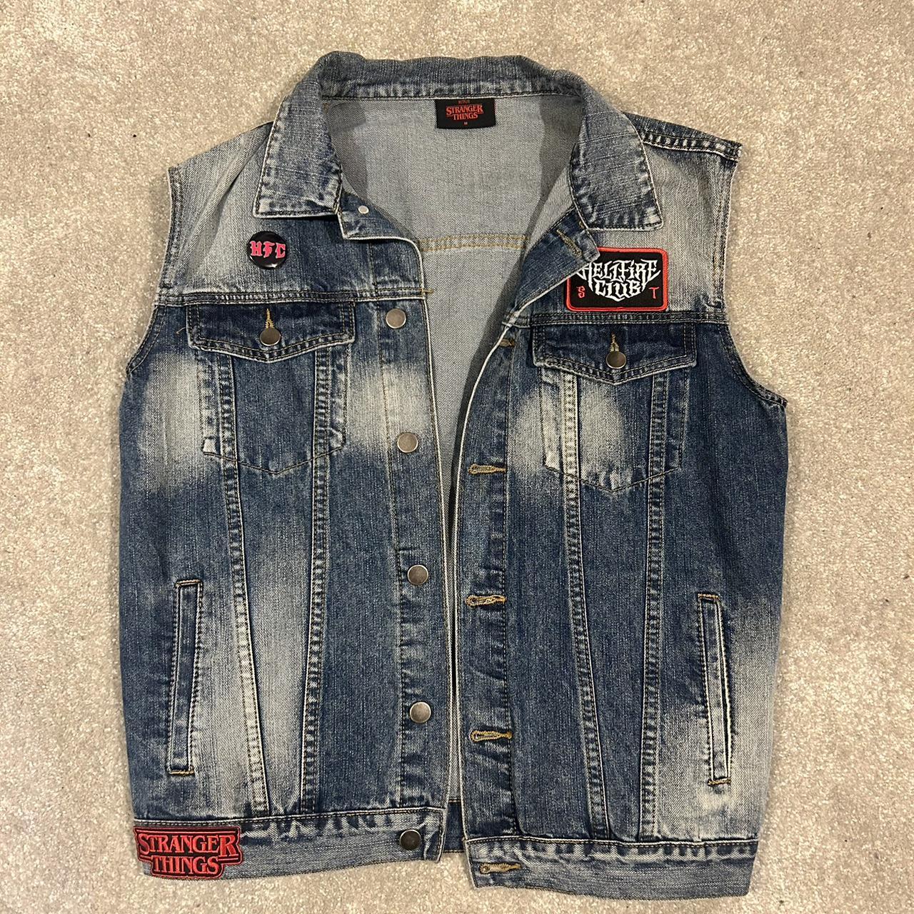 Hellfire Eddie Munson Battle Vest from the Stranger... - Depop