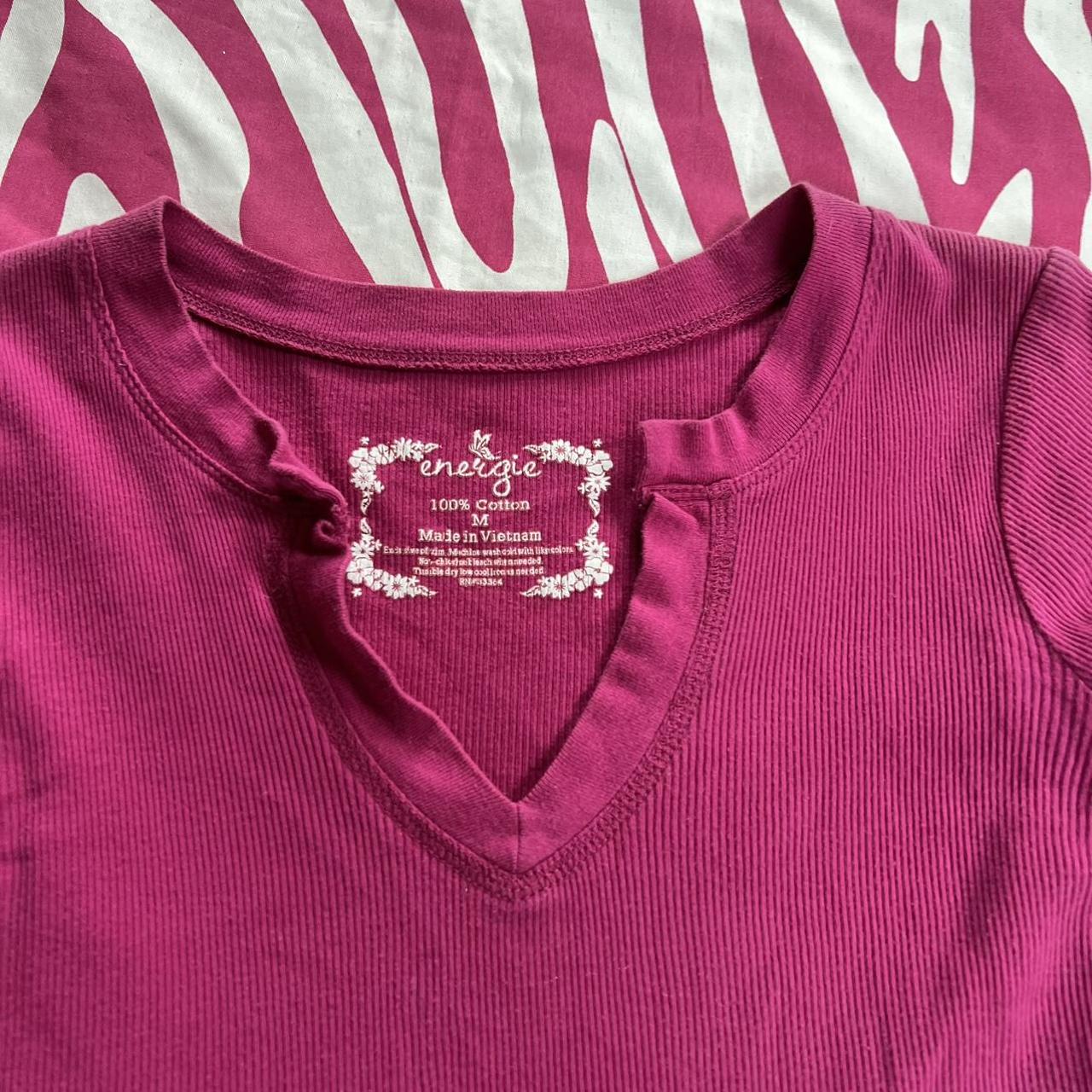 Energie Women's Pink T-shirt (2)