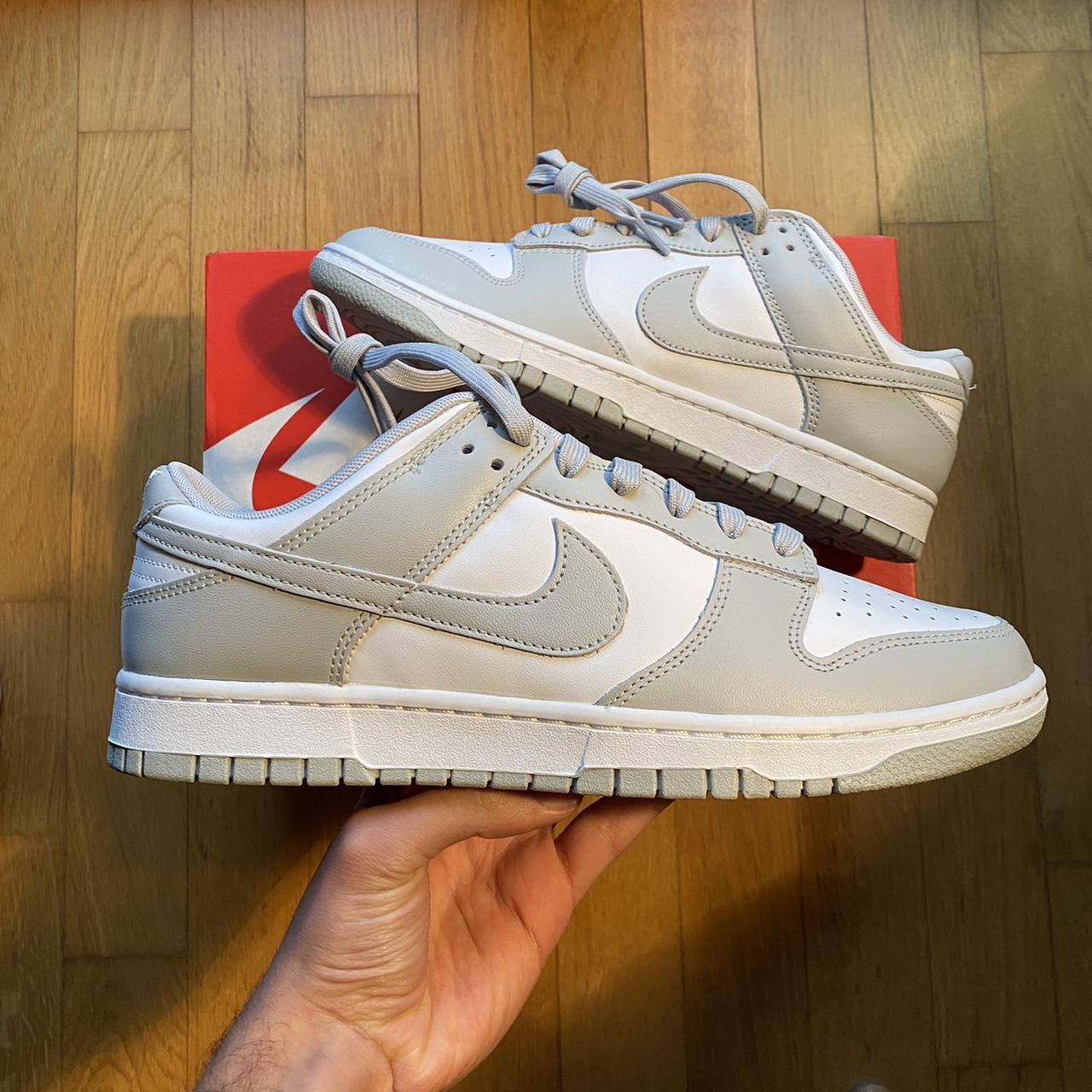 Nike Dunk Low Grey Fog, Nuovo con cartellino. Size... - Depop