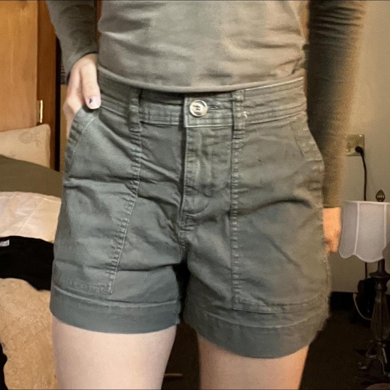 Urban Outfitters Women's Green Shorts Depop