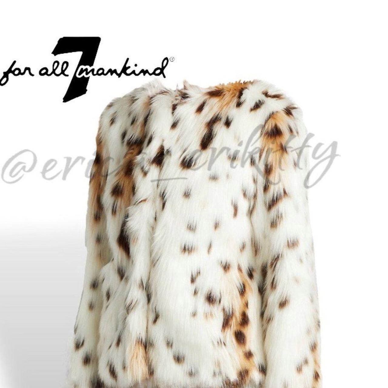 7 for all mankind leopard coat