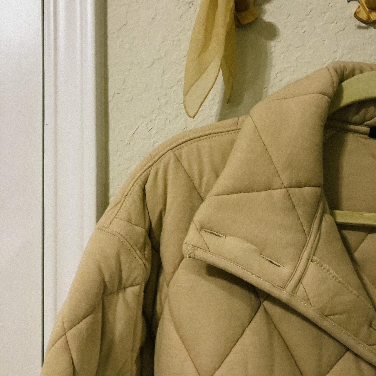 Cream Quilted Jacket This wild fable jacket is - Depop