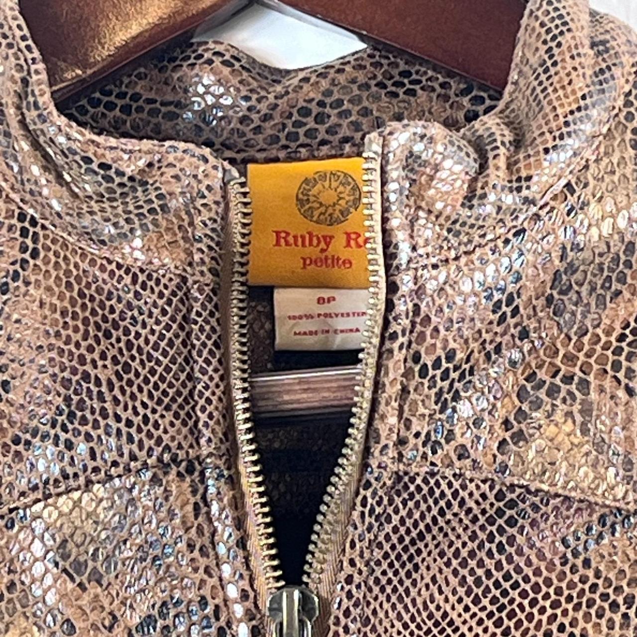 Ruby Rd. Women's Petite Jacket - Brown - 8 – Ruby… - image 4