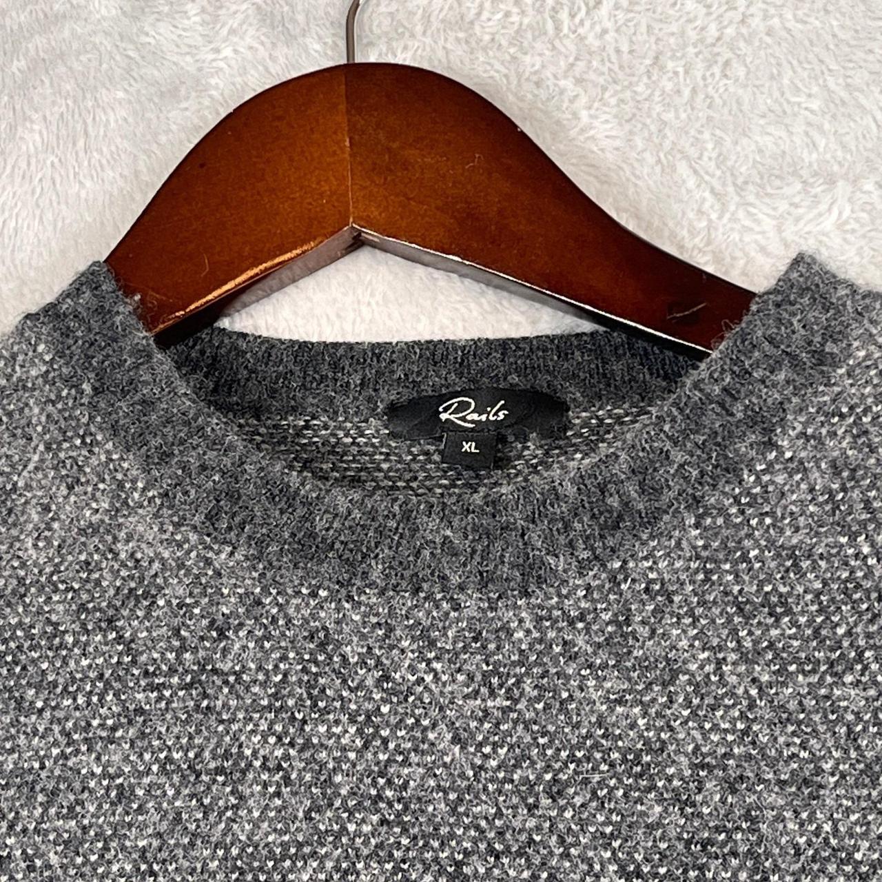 Rails Men's Sweater - Grey - XL – Rails Mens XL W… - image 4