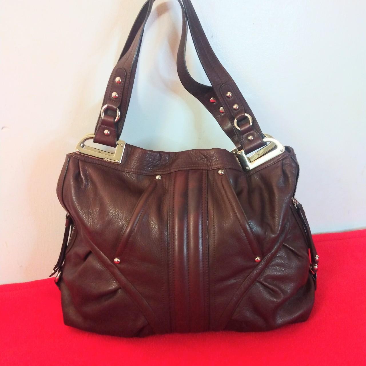 Offers Chocolate leather B. Makowsky hobo!