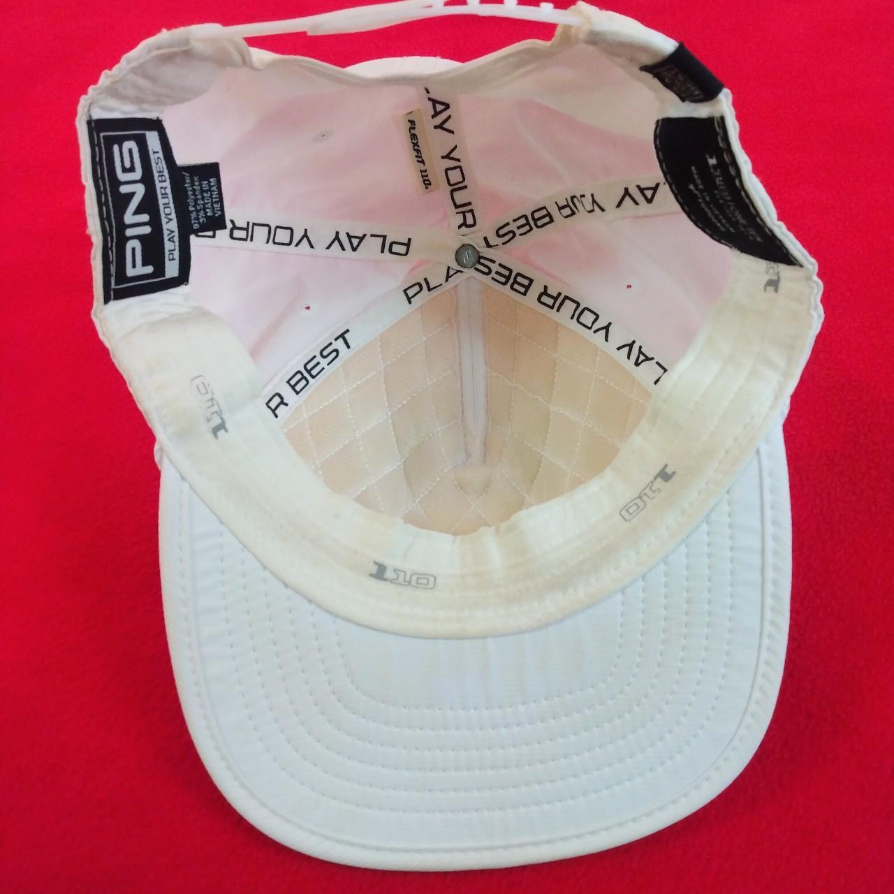 Ping Heritage white Hat Cap Adjustable Snapback Golf. Depop