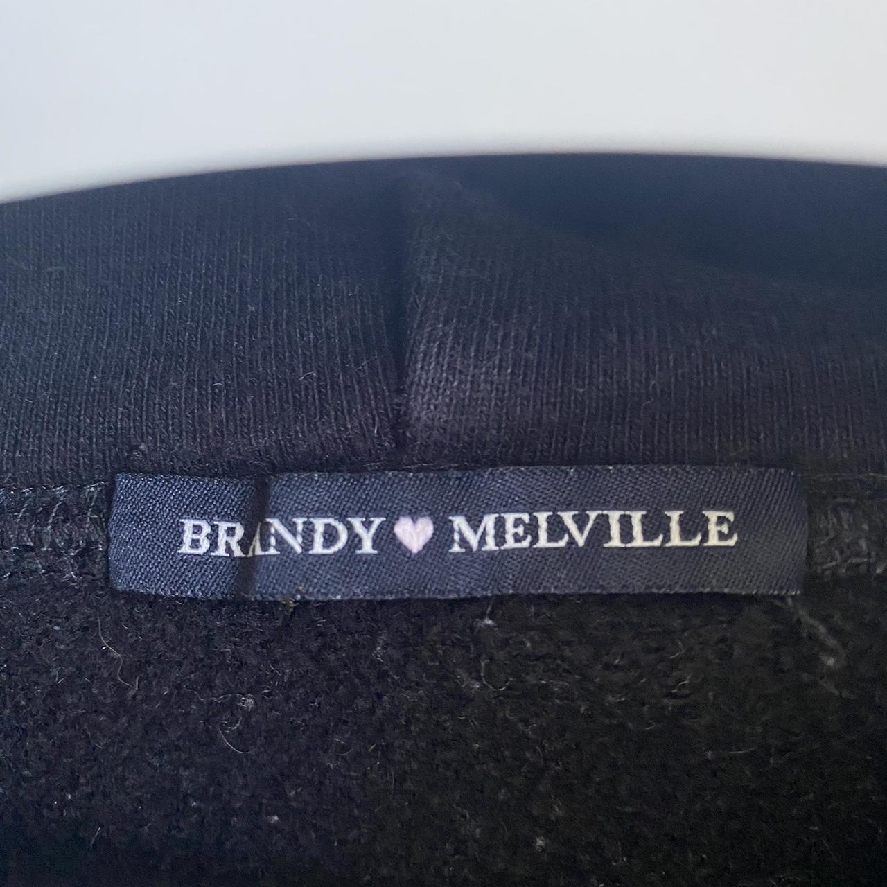 Brandy Melville black butterfly hoodie hoodie... - Depop