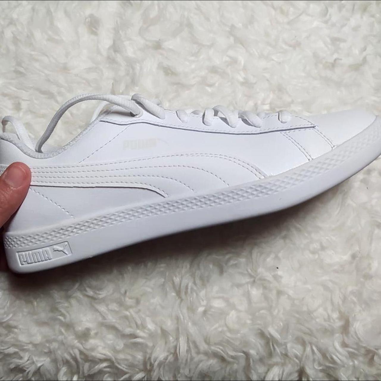 puma white shoes new