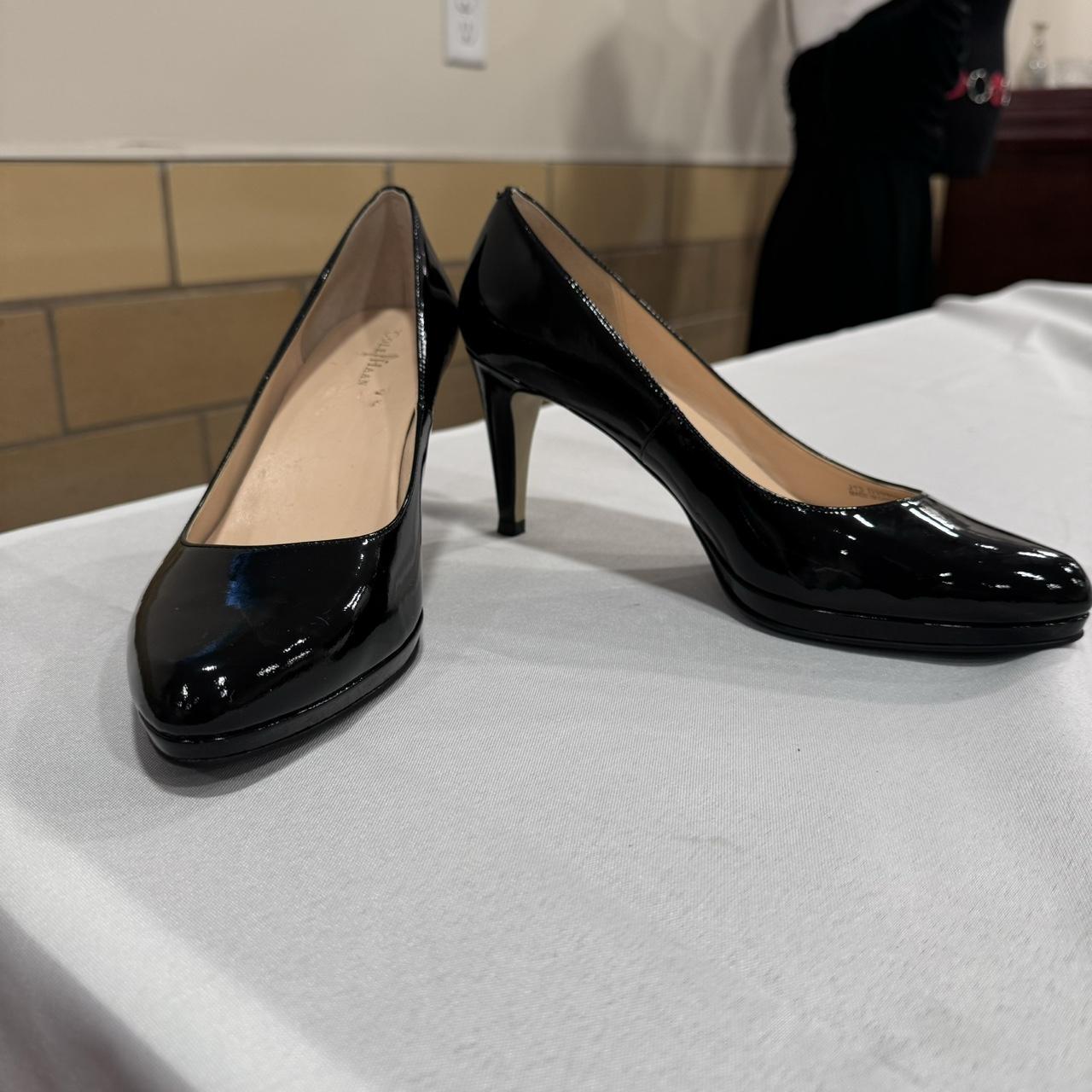 Cole haan black patent leather pumps online