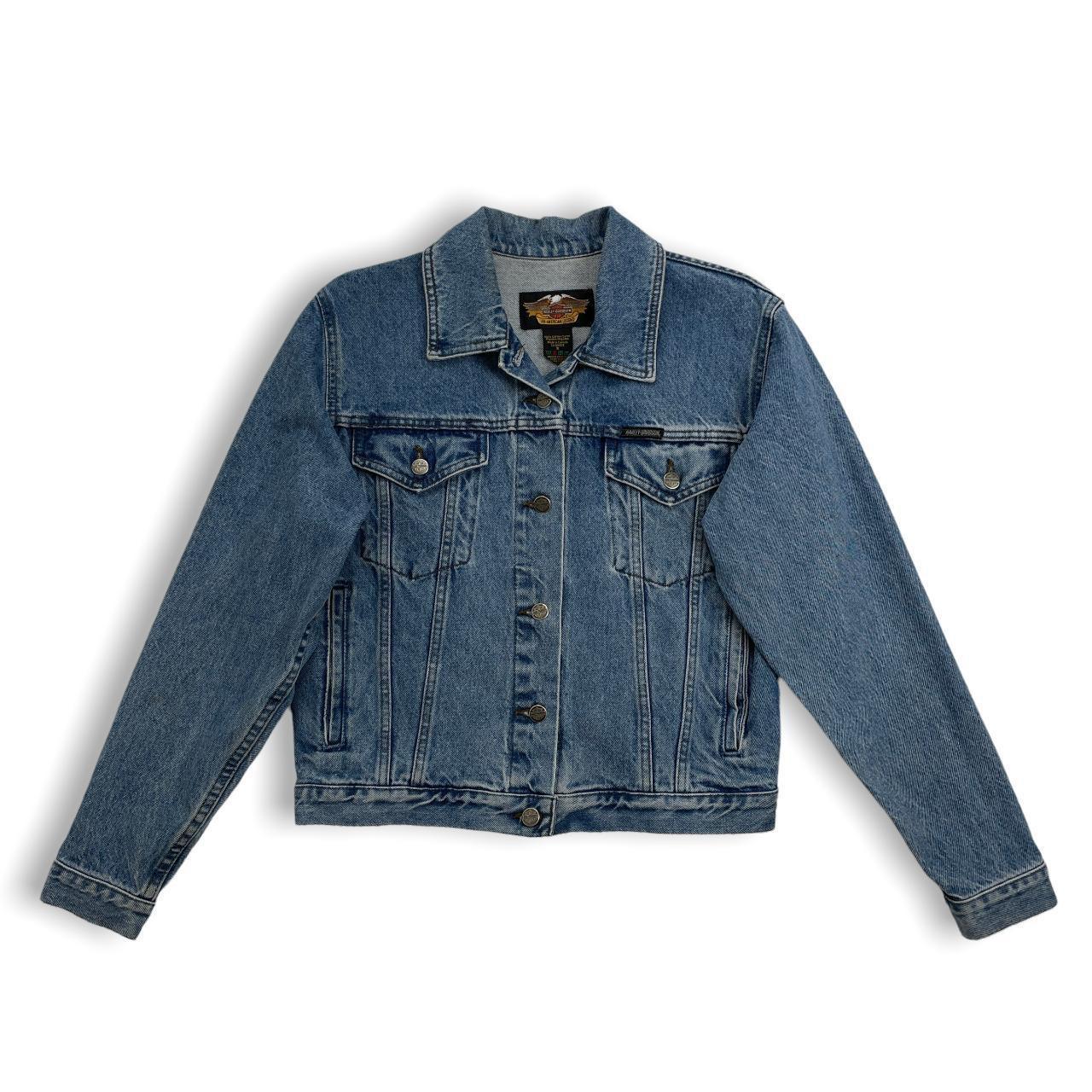 Harley Davidson Men's Blue Jacket | Depop