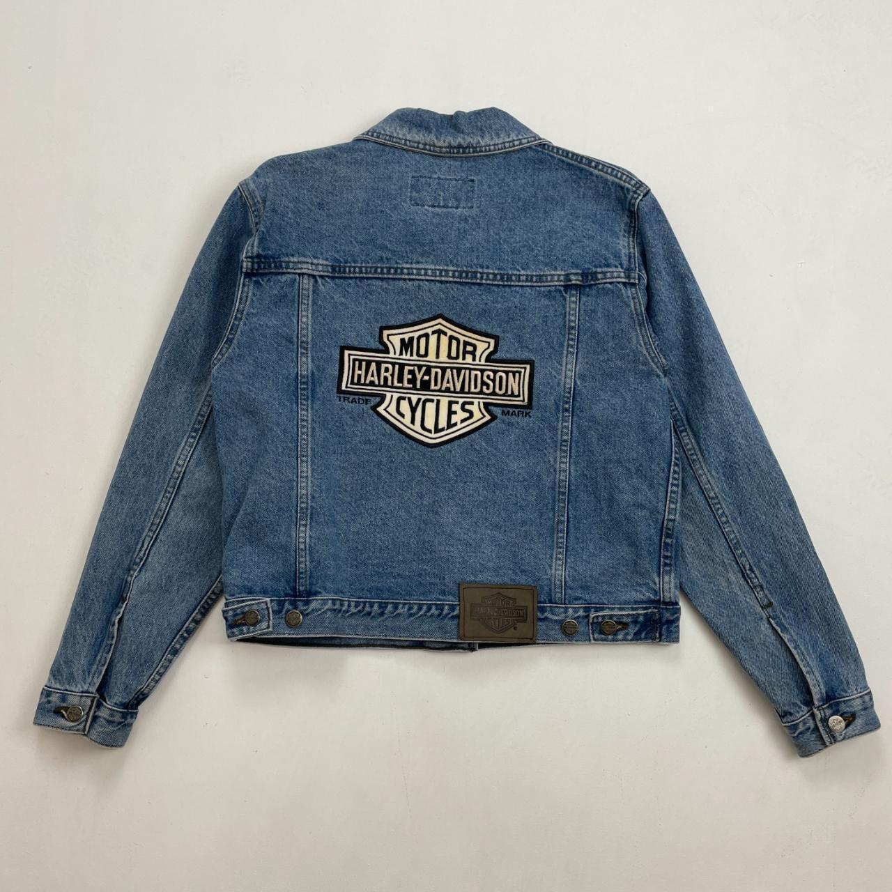 Harley Davidson Men's Blue Jacket | Depop