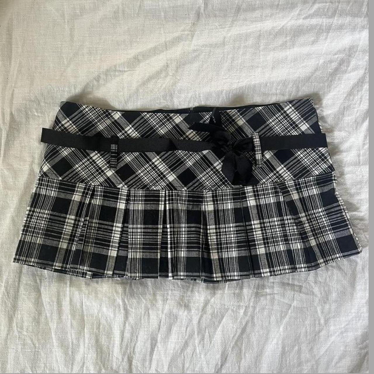 Plaid pleated mini skirt Message for any questions... - Depop