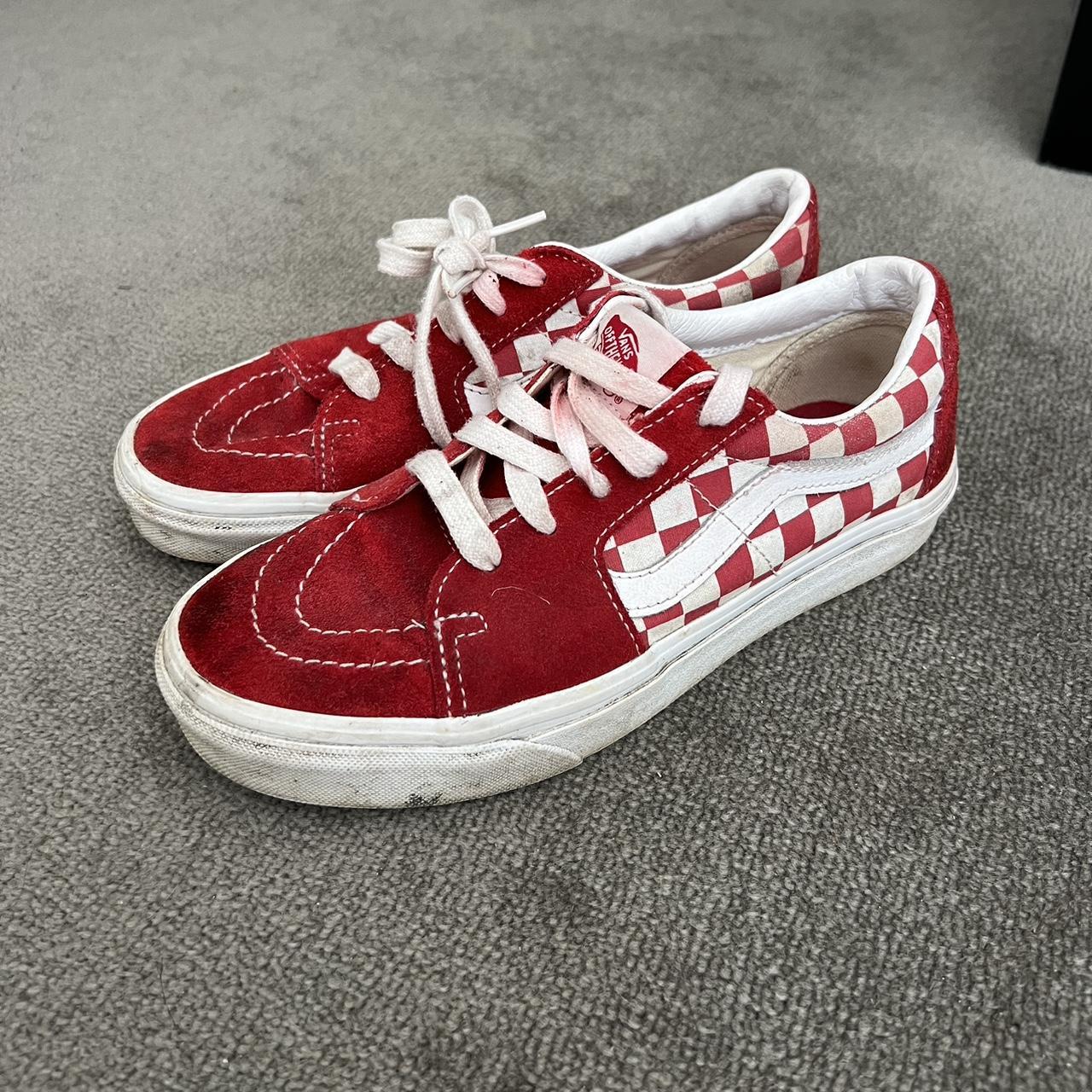 Checkerboard vans sk8 low best sale