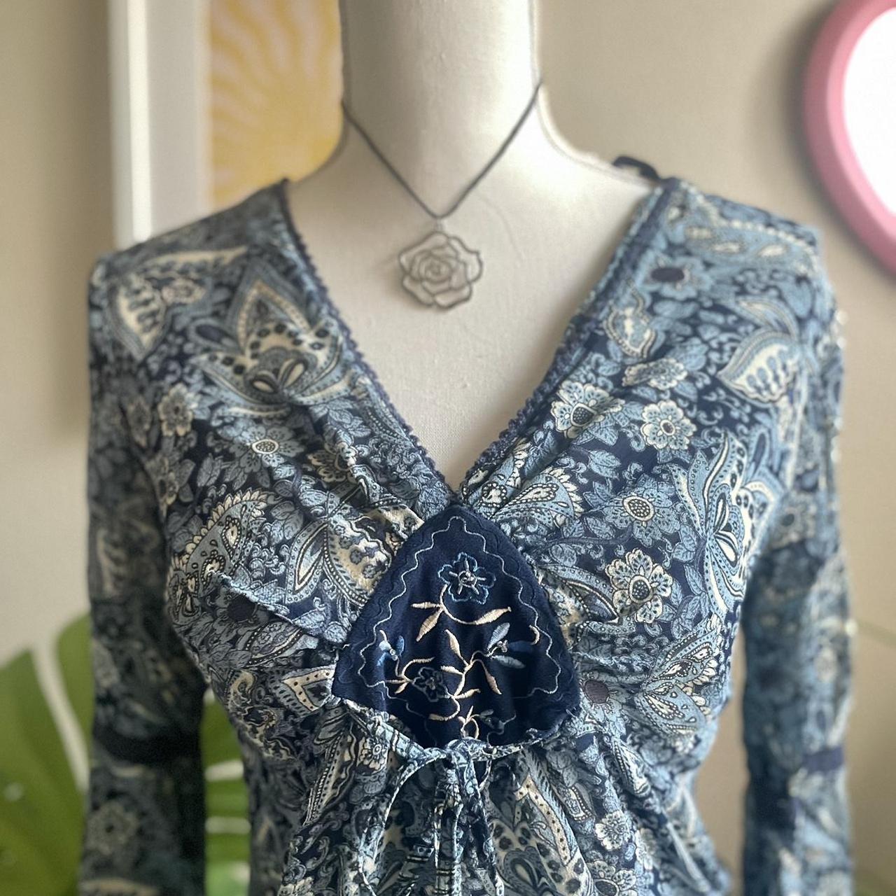 Connected Women's Blue Top (2)