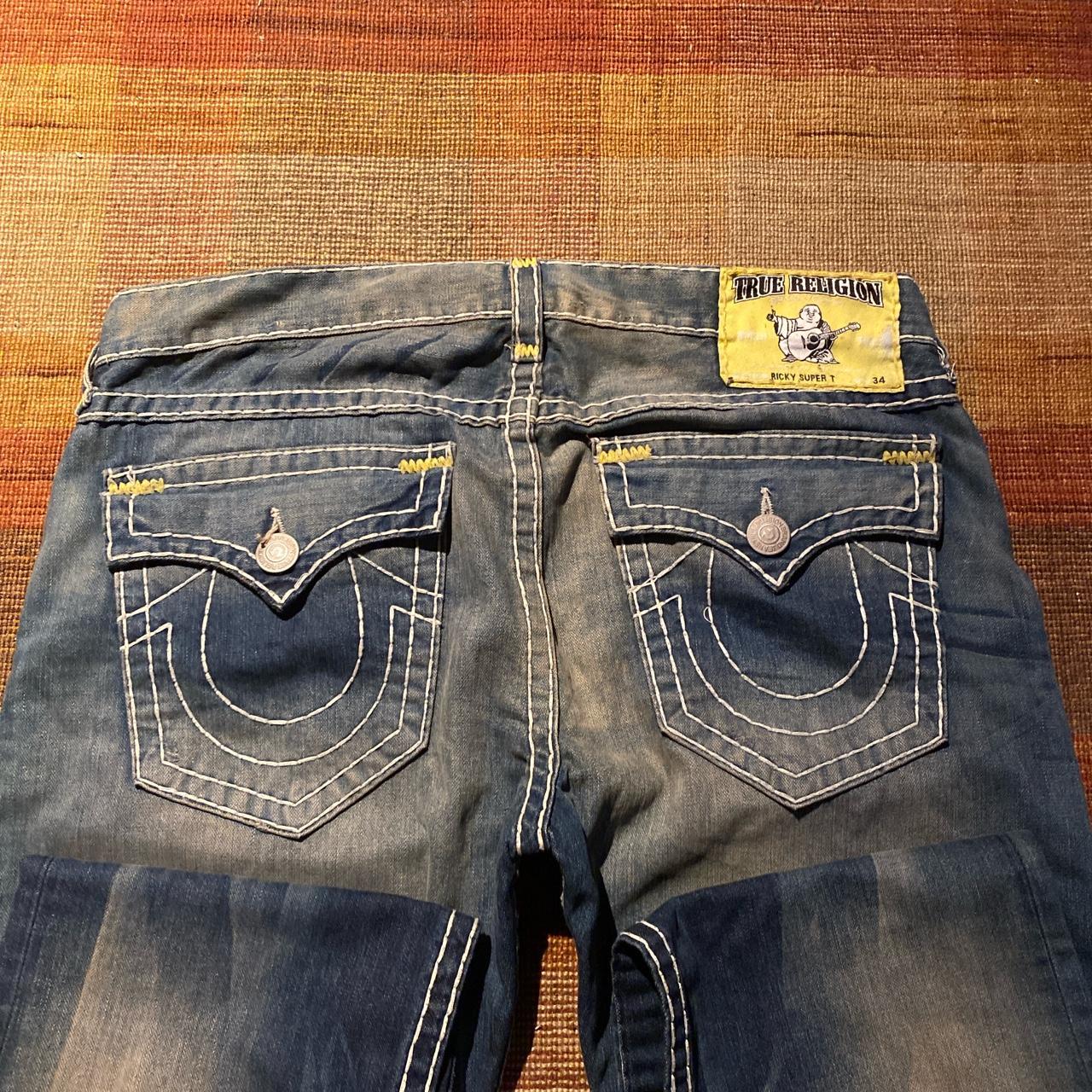 true religion jeansssssss ricky super t super... - Depop