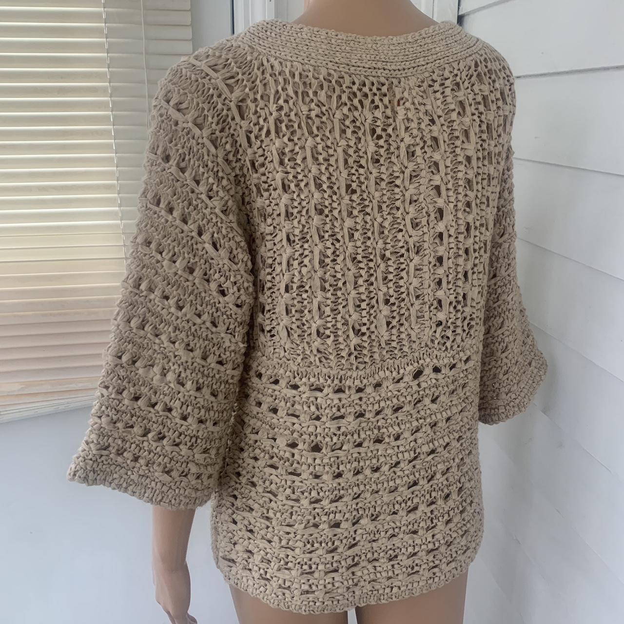 Ruby Rd. Women's Sweater - Cream/Tan - M – Ruby R… - image 4