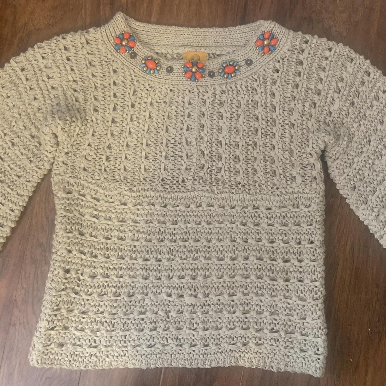 Ruby Rd. Women's Sweater - Cream/Tan - M – Ruby R… - image 6