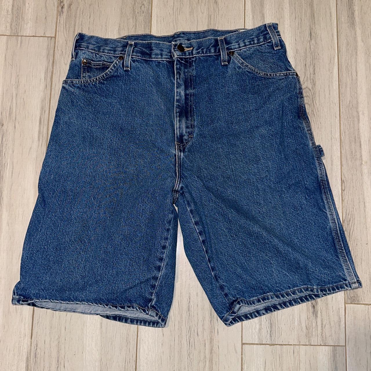 Dickies Denim Shorts Jorts Size... - Depop