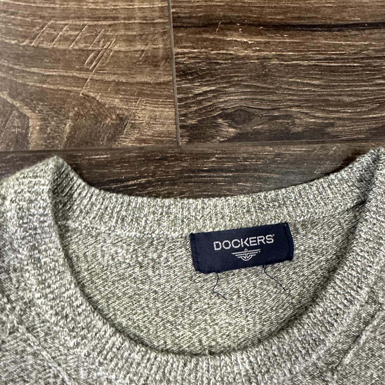 vintage dockers sweater, fits like L-XL #dockers... - Depop