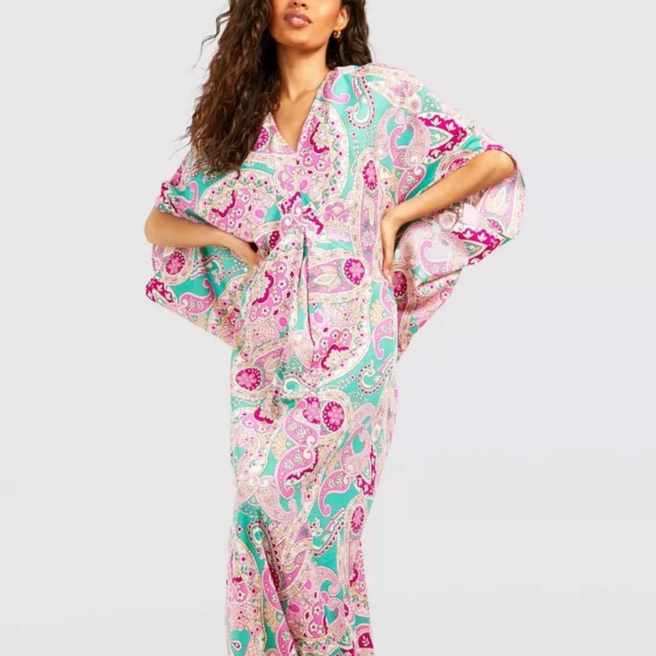 boohoo paisley dress