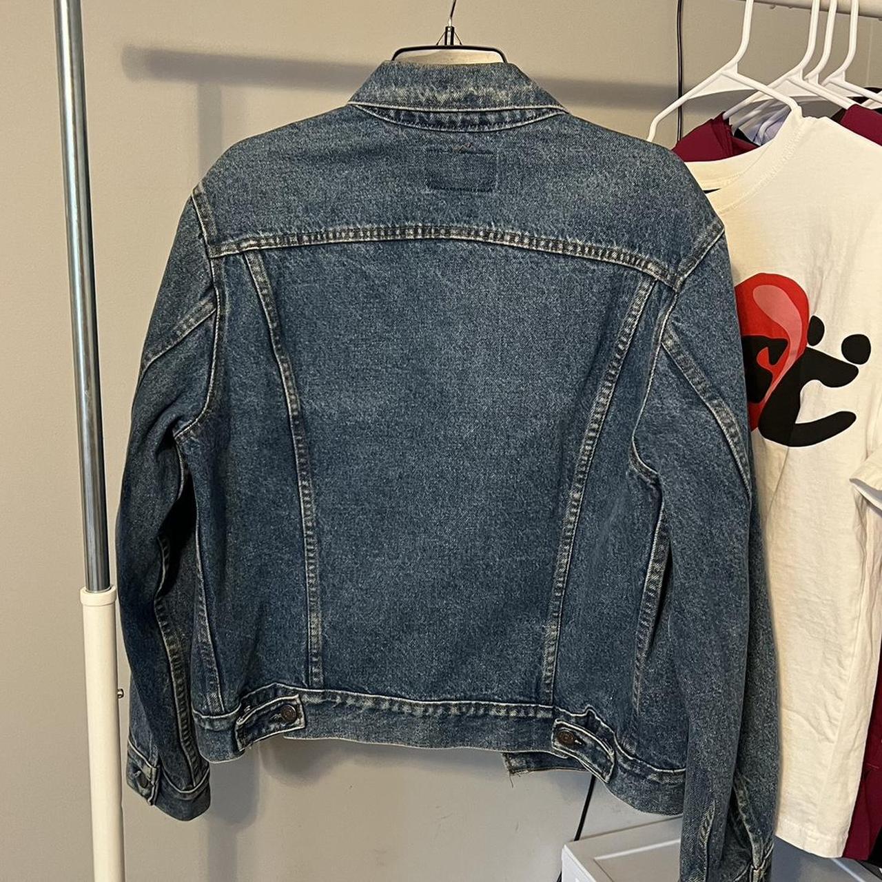 Levi’s Boxy Blue Denim Jacket Size: L or 42 - Nice... - Depop