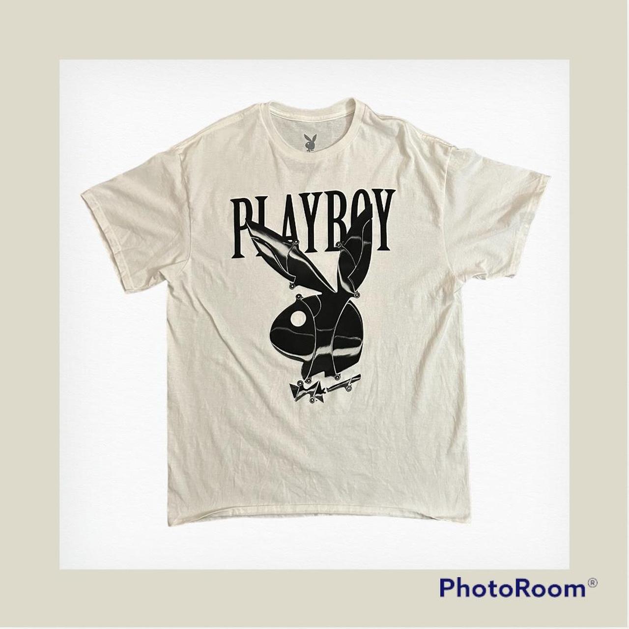 Supreme x Playboy T-Shirt -used a good amount of - Depop