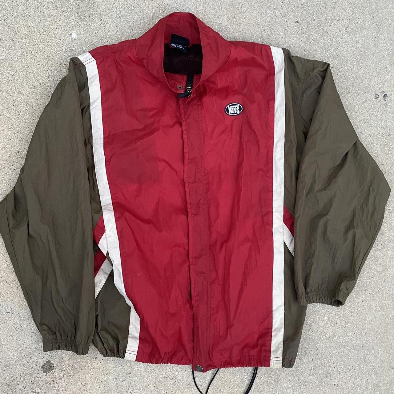 this tight vintage(?) VANS windbreaker with a... - Depop