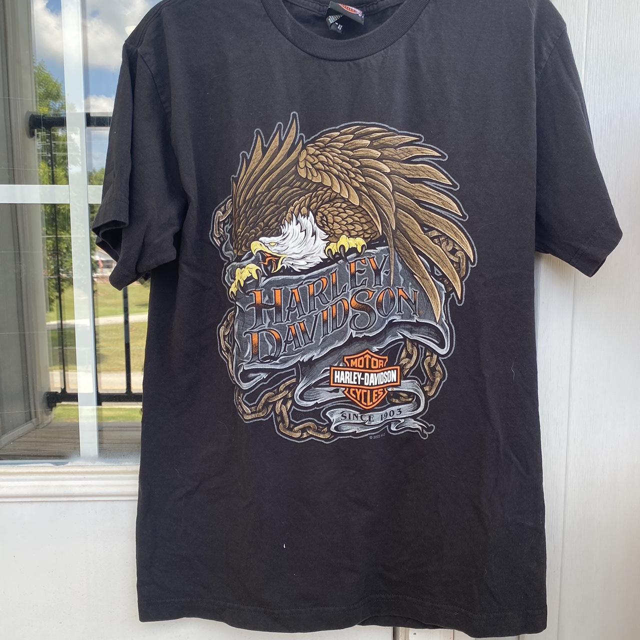 Harley eagle shirt! Medium - Depop