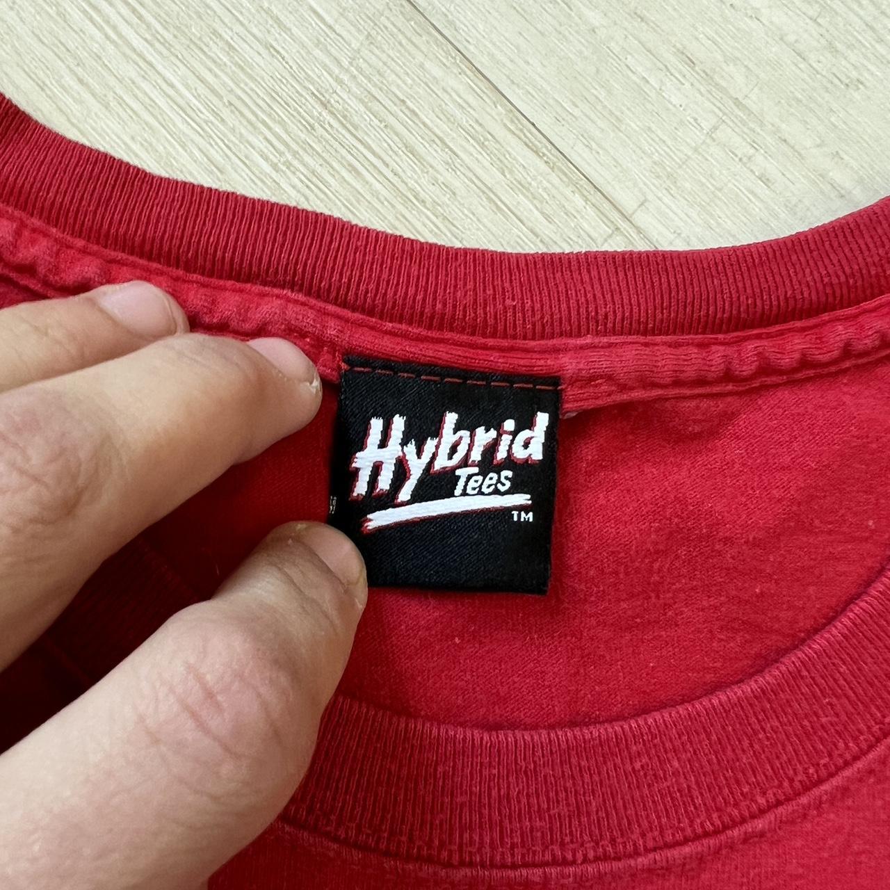 Hybrid Apparel Men's Red T-shirt (3)