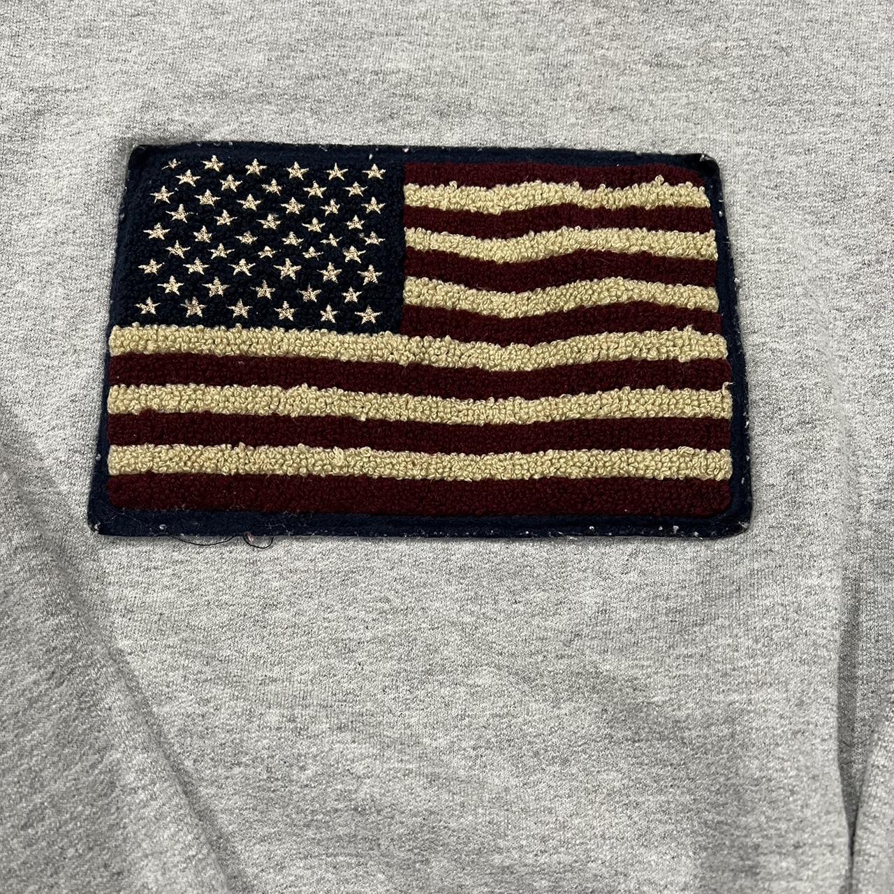 Item: Vintage American Flag Crewneck Size:... - Depop