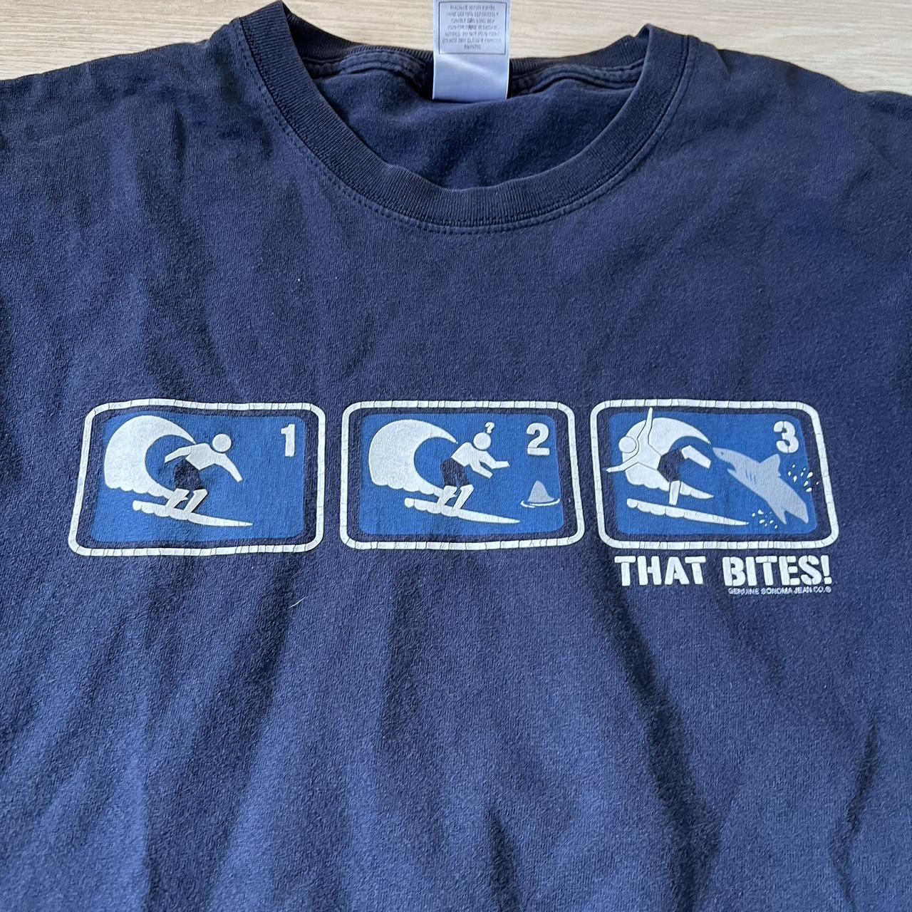 Sonoma Goods for Life Men's Navy Tshirt Depop