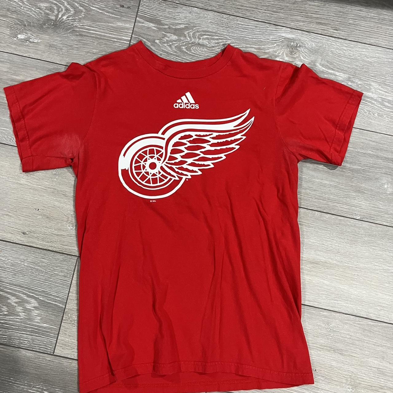 adidas, Shirts, Adidas Detroit Red Wings Hockey Jersey