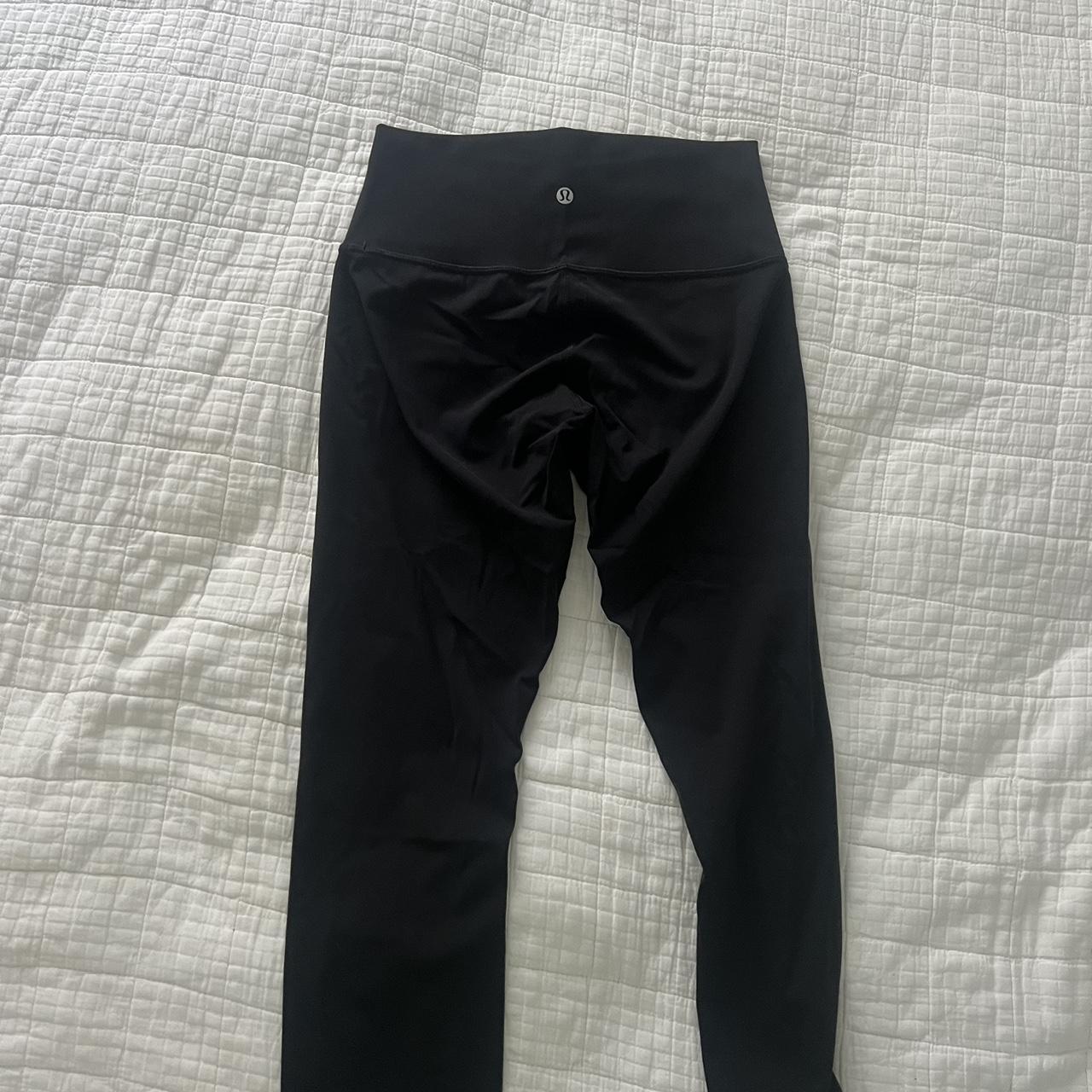 LIGHTLY WORN!!! Lululemon capri leggings in a size... - Depop