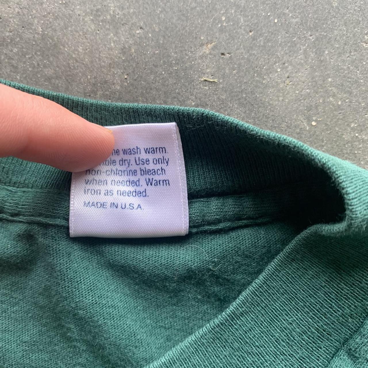 Vintage 80s JC Penny Single Stitch Baggy Green Long... Depop