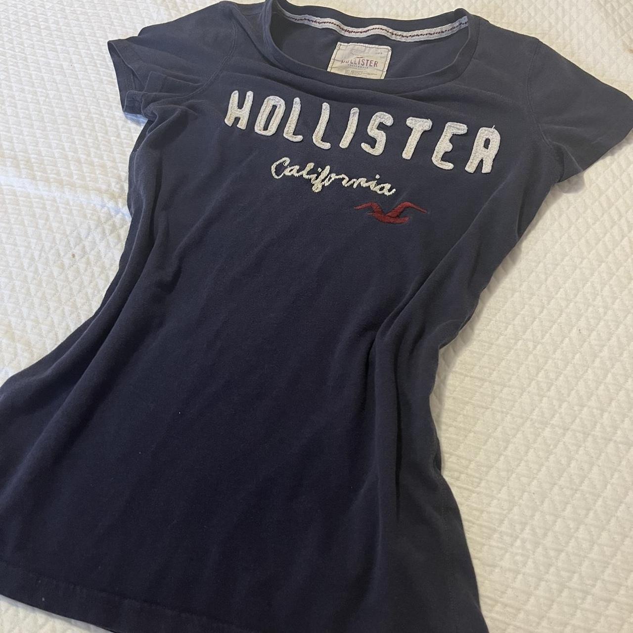 Hollister Co. Women's Navy Shirt | Depop