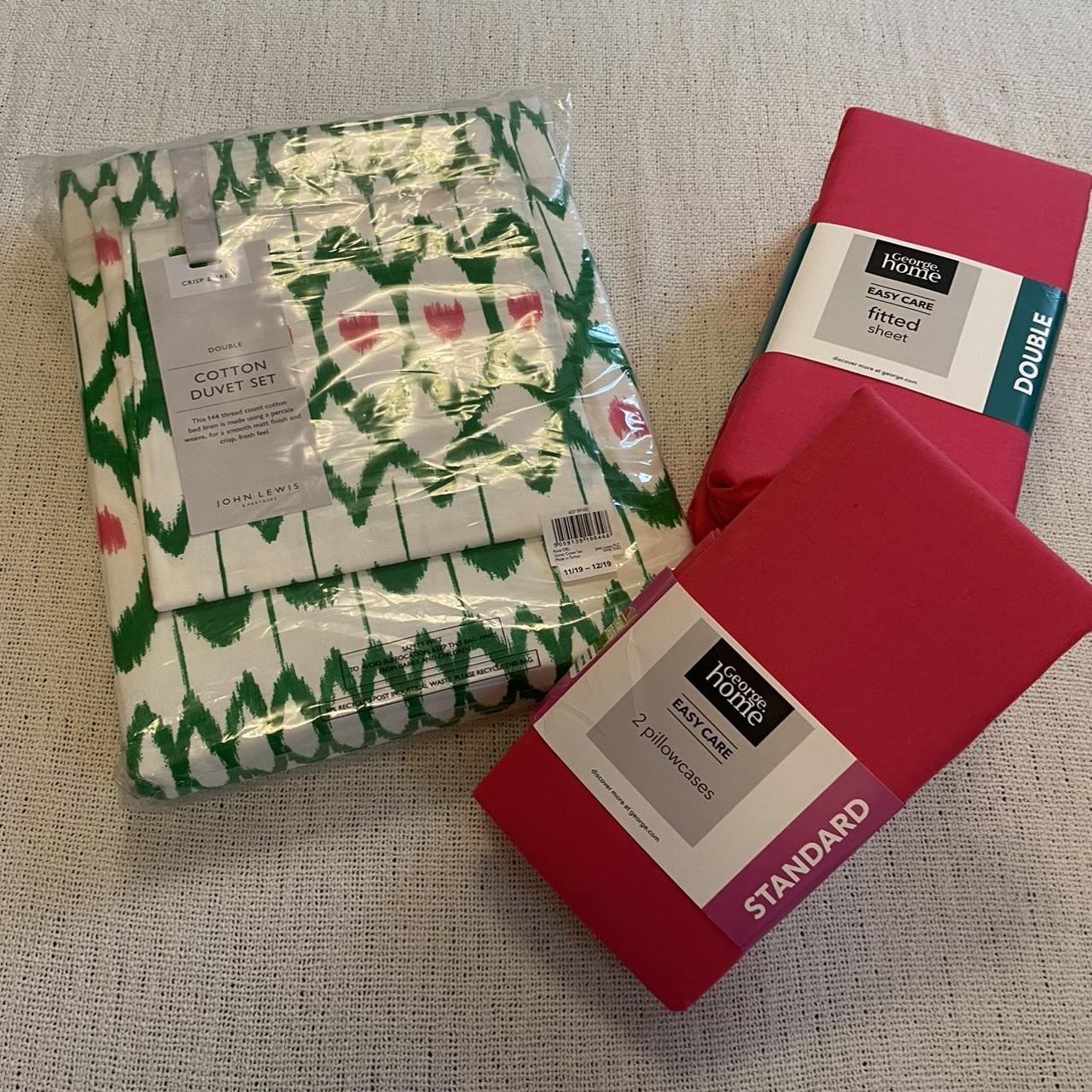 Brand new JOHN LEWIS 100 cotton double duvet cover... Depop