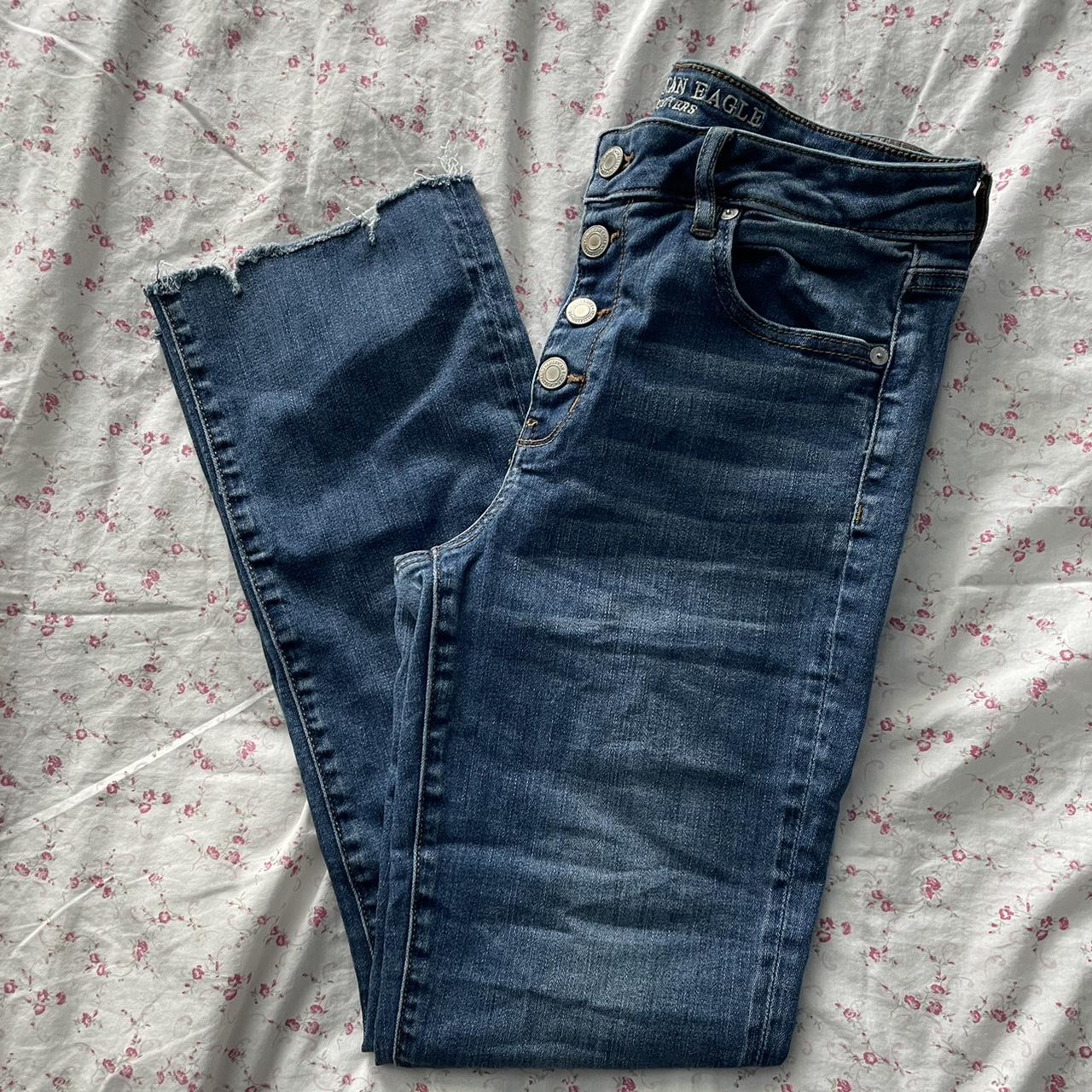 american eagle high rise bootcut jeans! very... Depop