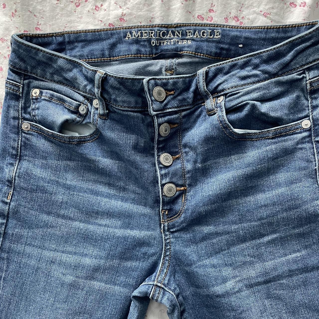 american eagle high rise bootcut jeans! very... Depop