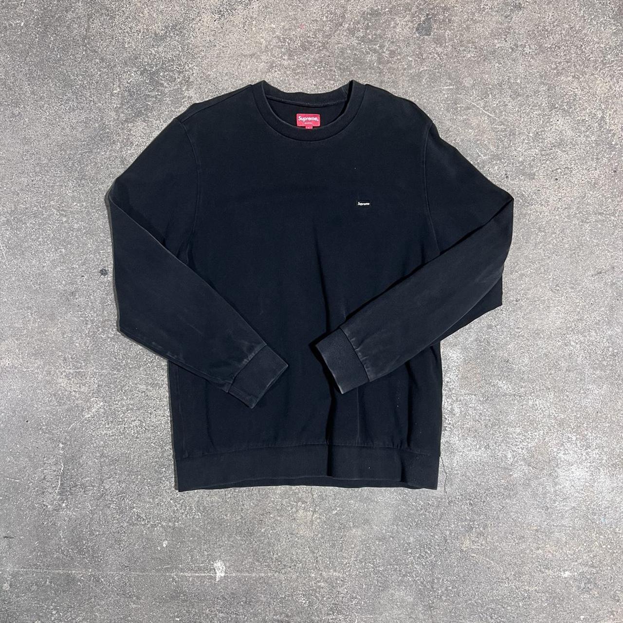 Supreme Box logo long sleeve tee in black Size - Depop