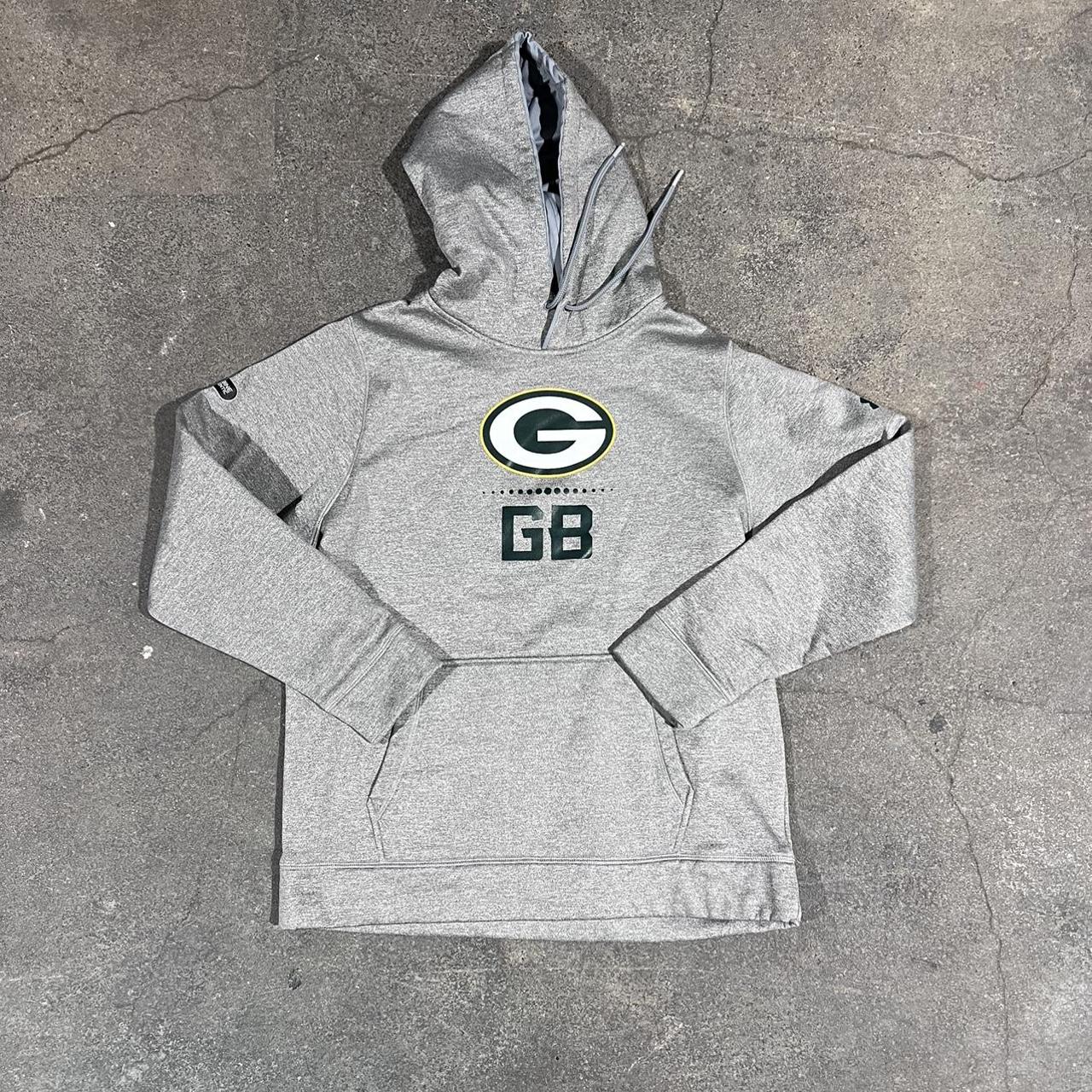 GreenBay Packers White Hoodie Condition is - Depop