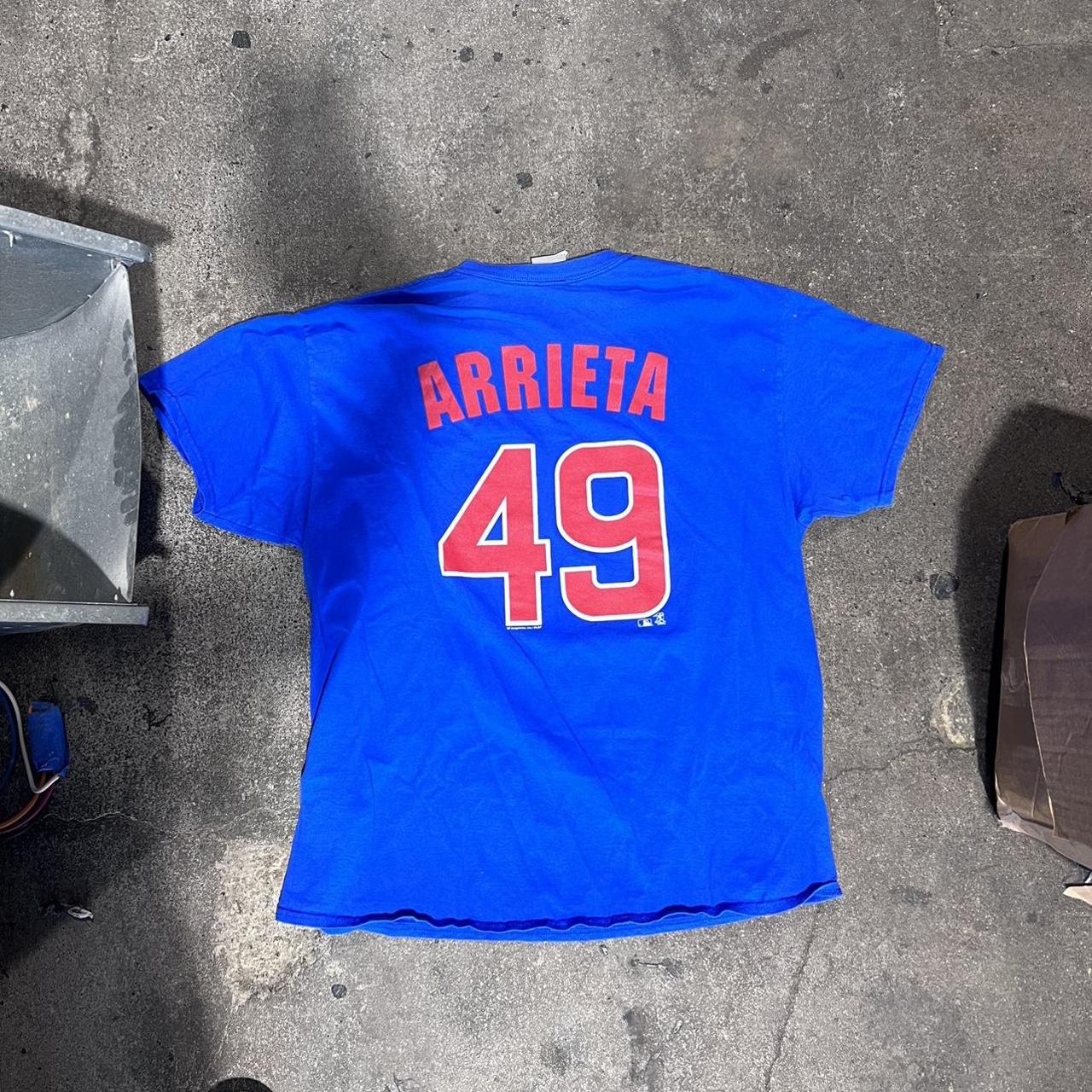 Cubs Arrieta Jersey Youth M like new price - Depop