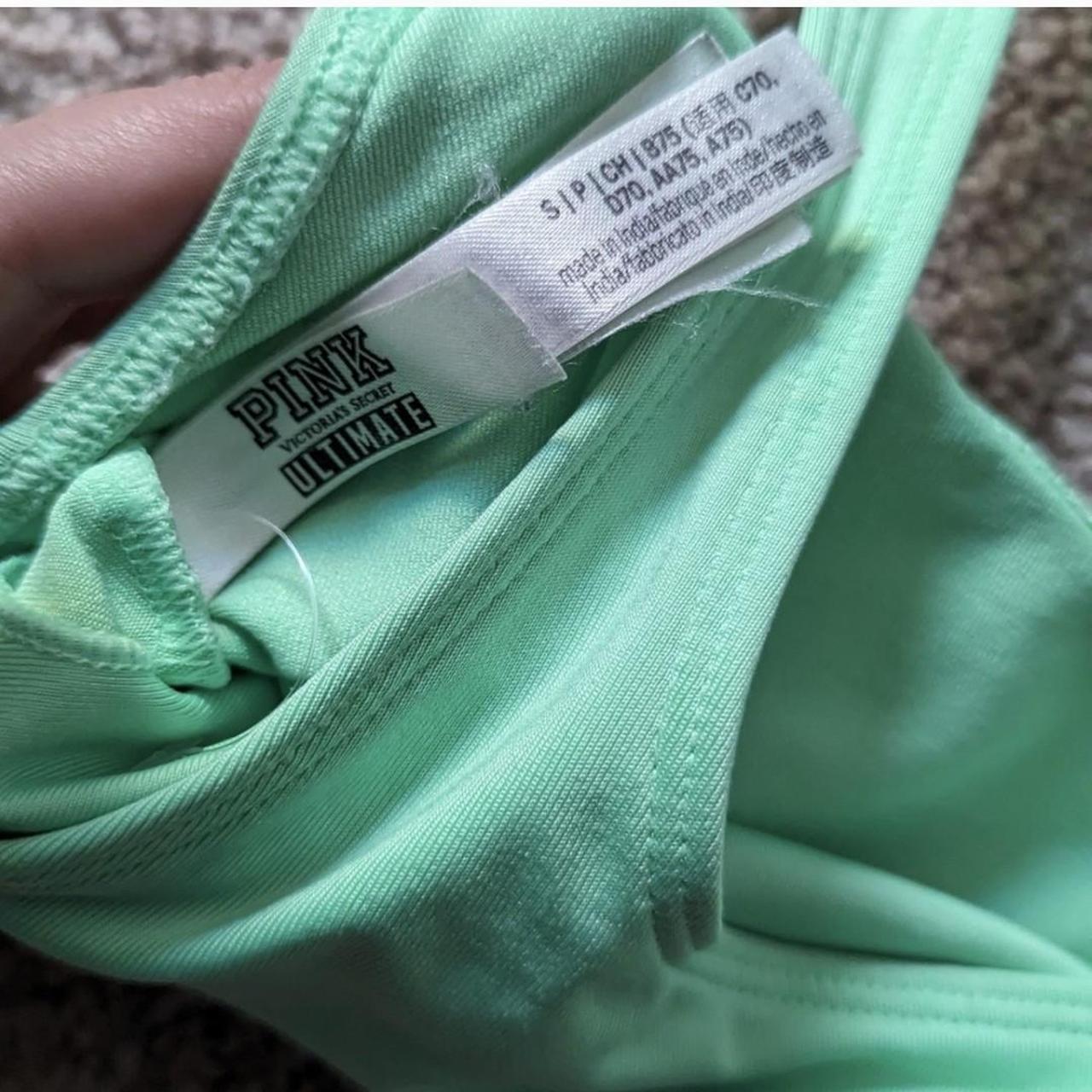 Victoriassecret #bralette - green VS pink bra - - Depop