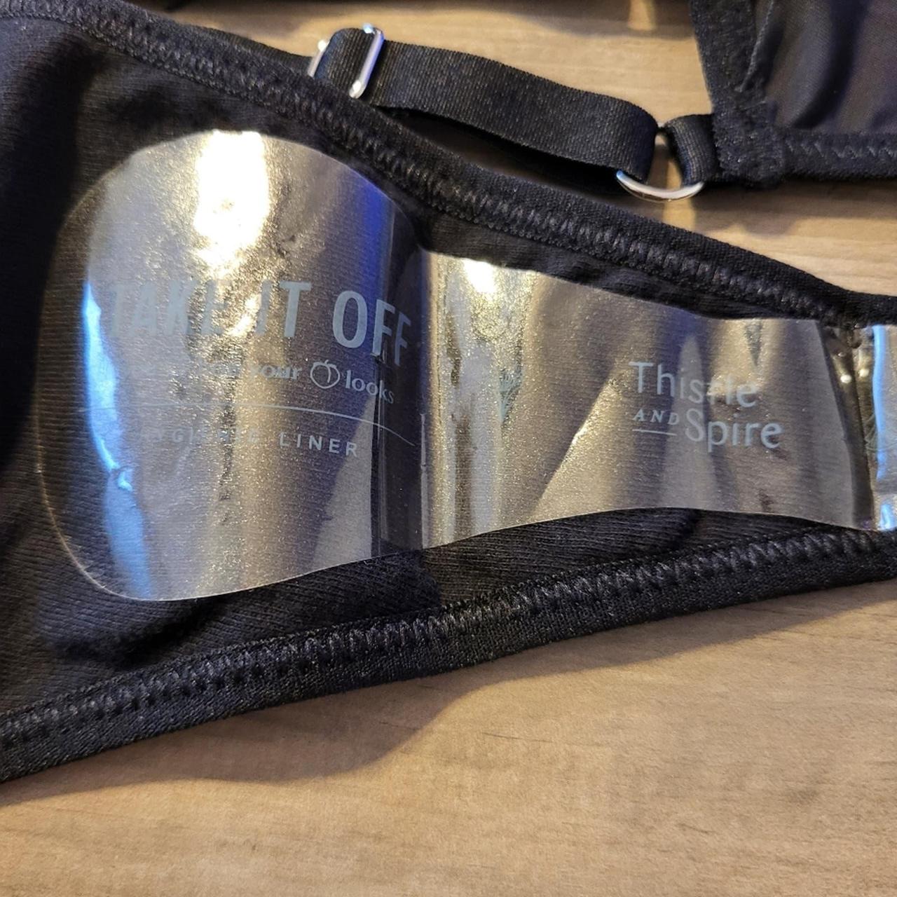 Thistle and Spire Carina Grommet Strappy Black Thong... Depop