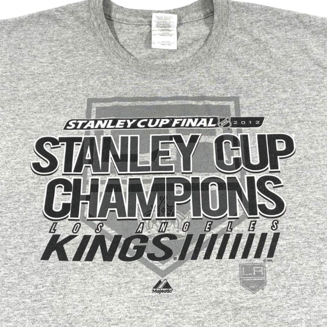 Los Angeles Kings Mens 2012 Stanley Cup Champions T-Shirt Black