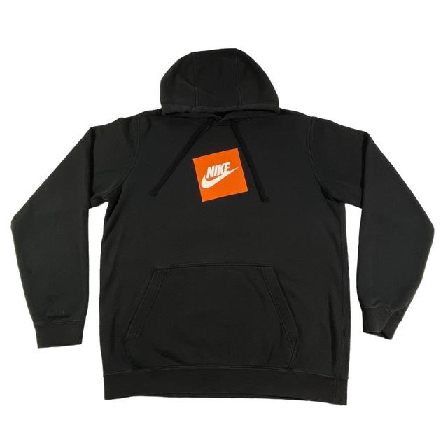 Orange and store black nike sweatshirt