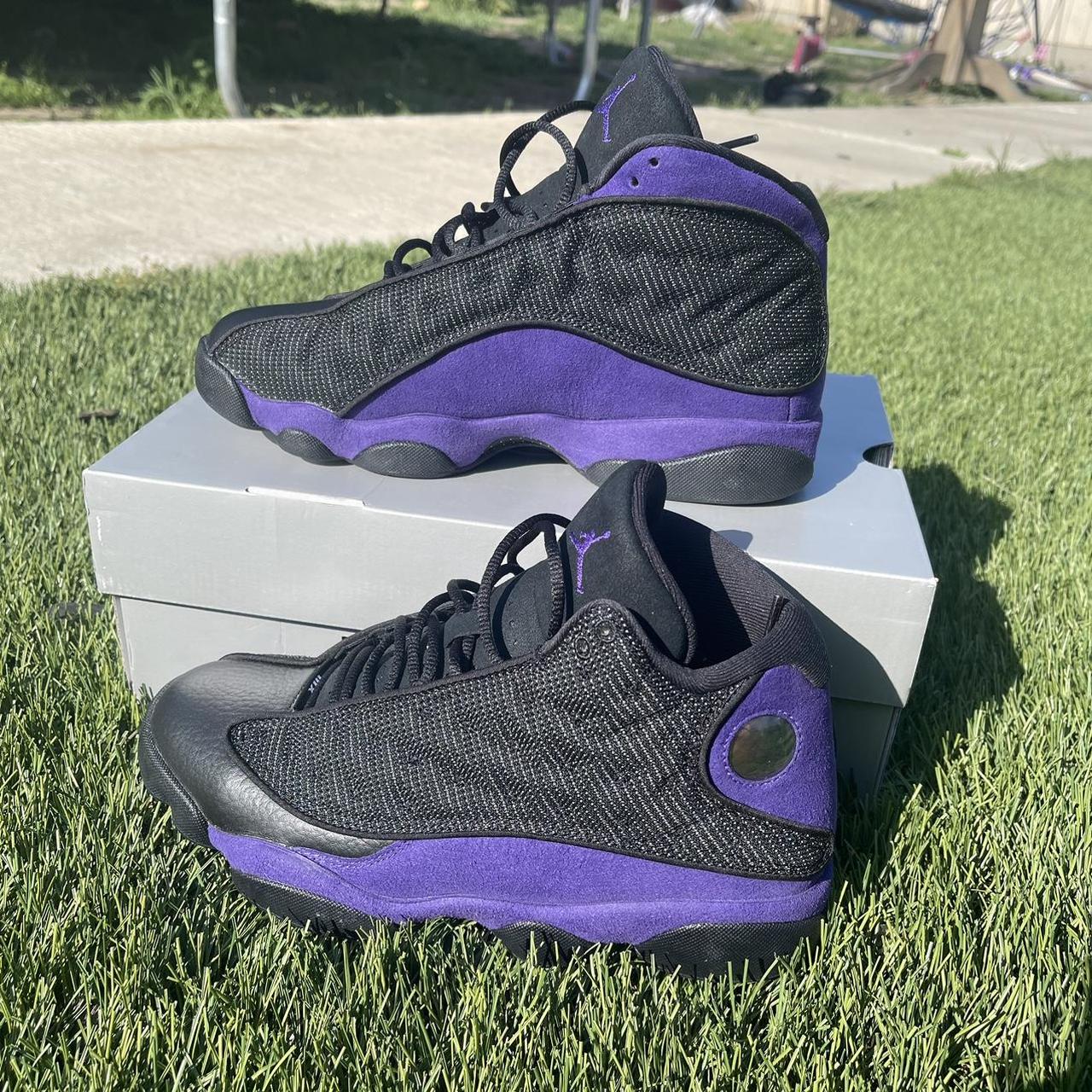Dope Air Jordan Court Purple 13s Kids 7Y Brand new - Depop