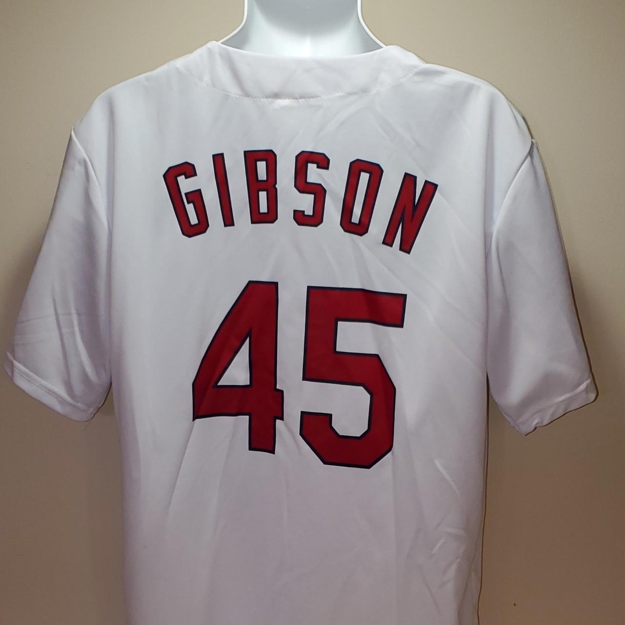 St. Louis Cardinals Bob Gibson button up jersey.  - Depop