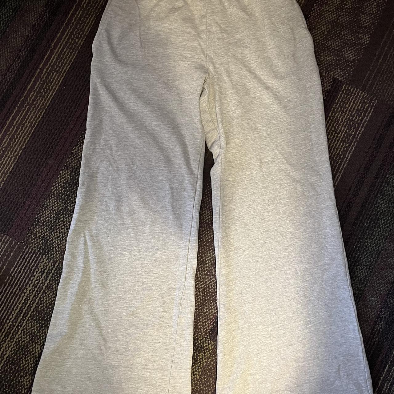- Light gray Zara sweatpants - Size S - Worn... - Depop
